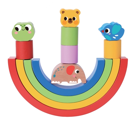2Kids Toys Wooden Rainbow skladacia dúha z dreva