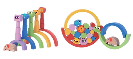 2Kids Toys Wooden Rainbow skladacia dúha z dreva