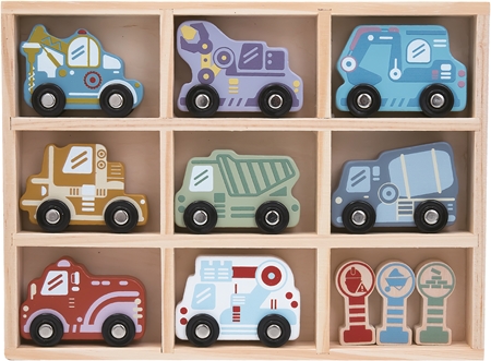 2Kids Toys Wooden Car Set toy set