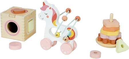 2Kids Toys Motor Skills Toys 3 in 1 Unicorn Spielzeugset