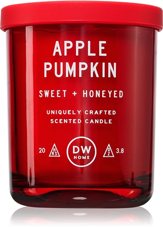DW Home Text Apple & Pumpkin scented candle