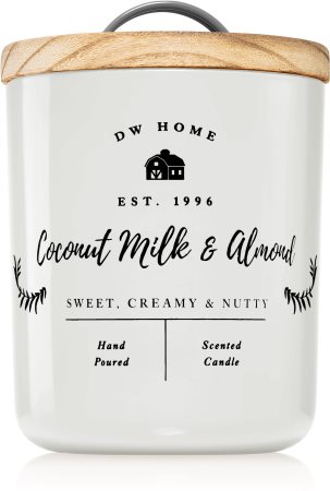 DW Home Farmhouse Coconut Milk & Almond candela profumata