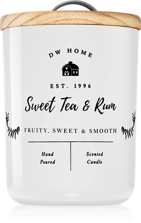 DW Home Farmhouse Sweet Tea & Rum vonná svíčka