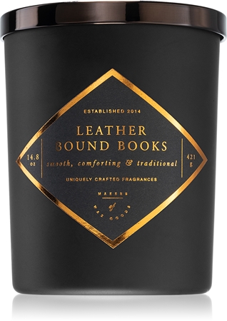 Makers of Wax Goods Leather Bound Books vonná sviečka