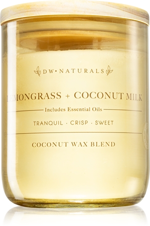 DW Home Naturals Lemongrass & Coconut Milk vonná svíčka