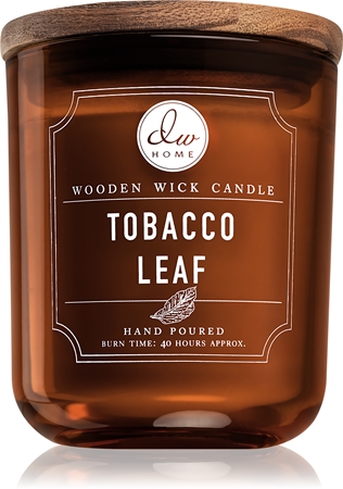 DW Home Signature Tabacco Leaf bougie parfumée avec mèche en bois