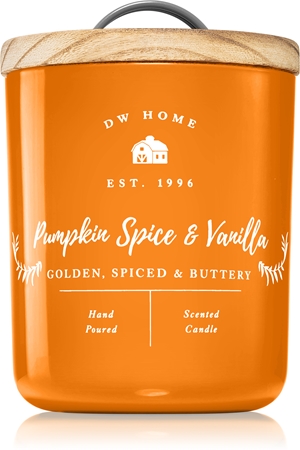 DW Home Farmhouse Pumpkin Spice & Vanilla scented candle
