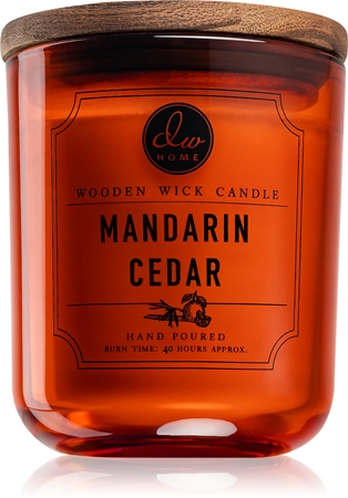 DW Home Mandarin Cedar Tuoksukynttilä Puinen Sydän