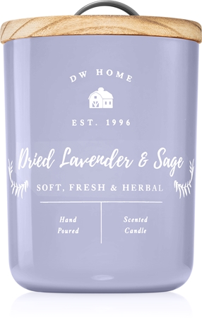 DW Home Farmhouse Dried Lavender & Sage bougie parfumée