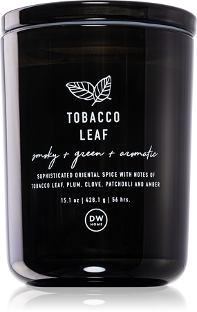 DW Home Prime Tobacco Leaf vela perfumada