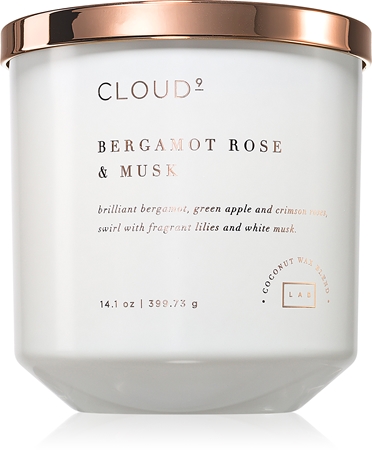 DW Home Cloud 9 Bergamot Rose & Musk doftljus