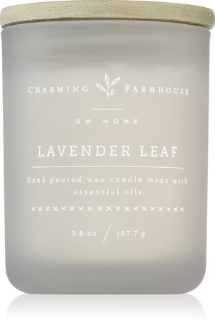 DW Home Charming Farmhouse Lavender Leaf vonná svíčka