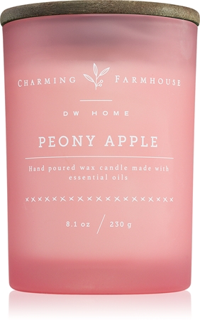 DW Home Charming Farmhouse Peony Apple świeczka zapachowa