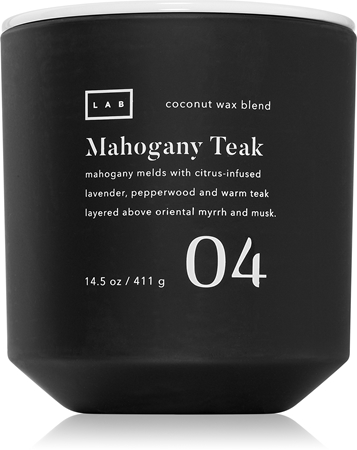 DW Home Lab Mahogany Teak scented candle