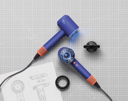 Dyson Supersonic™ Nural HD16 Vinca Blue/Topaz secador de pelo