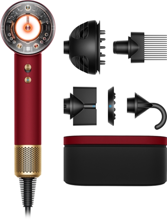 Dyson Supersonic™ Nural HD16 Red Velvet/Gold fén na vlasy