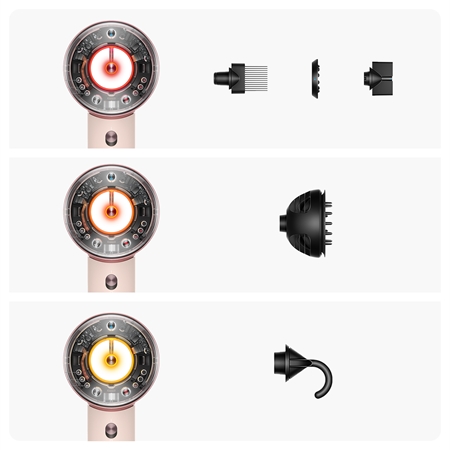 Dyson Supersonic Nural HD16 T3/T4 Ceramic Pink/Rose Gold sèche-cheveux
