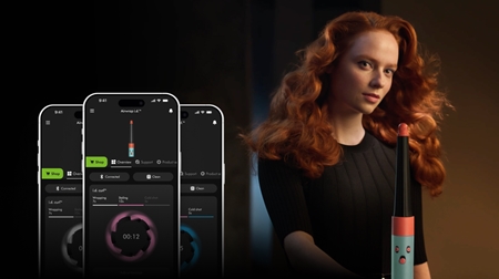 Dyson Airwrap i.d.™ HS08 T1/T2 Jasper Plum multistyler за права и къдрава коса