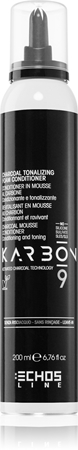 Echosline CHARCOAL Karbon 9 après-shampoing moussant au charbon actif