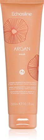 Echosline Argan mask θρεπτική μάσκα για λεία και λαμπερά μαλλιά με έλαιο αργκάν