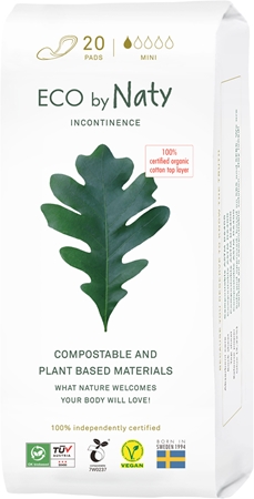 ECO by Naty Incontinence Mini inkontinenčné vložky