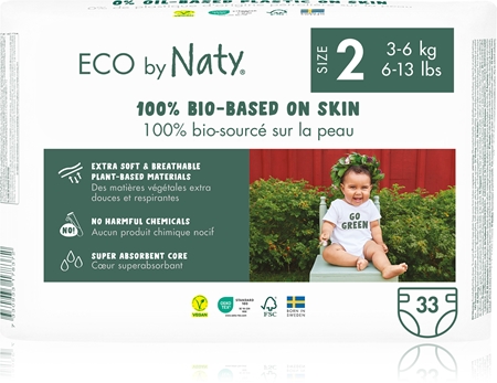 ECO by Naty Nappies Mini Size 2 jednorázové EKO pleny