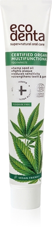 Ecodenta Certified Organic Multifunctional with Hemp prírodná zubná pasta