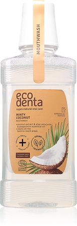 Ecodenta Minty Coconut apă de gură cu cocos