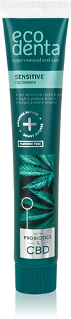 Ecodenta Sensitive CBD біоактивна зубна паста з канабідіолом