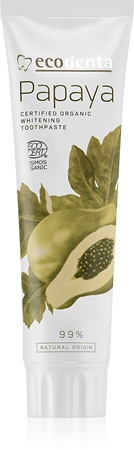 Ecodenta Cosmos Organic Papaya bělicí zubní pasta s fluoridem
