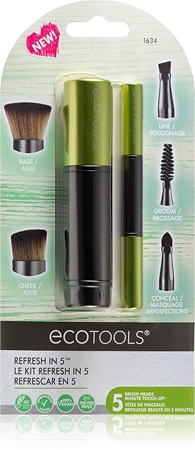 EcoTools Refresh in 5™ multifunktioneller Pinsel mit 5 Bürstenköpfen