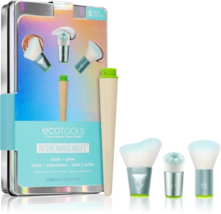 EcoTools Interchangeables™ Blush & Glow Borste med många