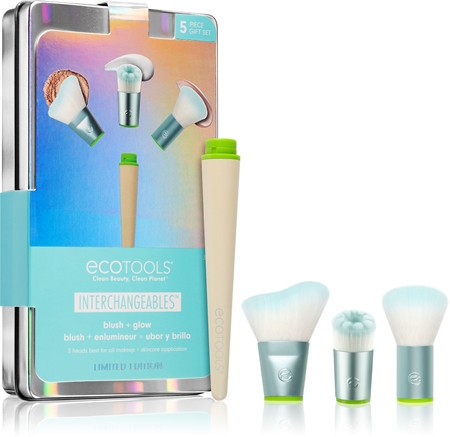 EcoTools Interchangeables™ Blush & Glow pinceau multifonctionnel (3 en 1)