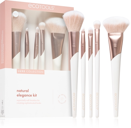 EcoTools Luxe Collection Natural Elegance set čopičev za popoln videz
