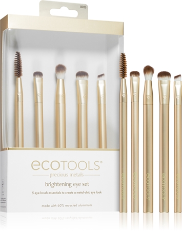 EcoTools Precious Metals sada štětců na oči