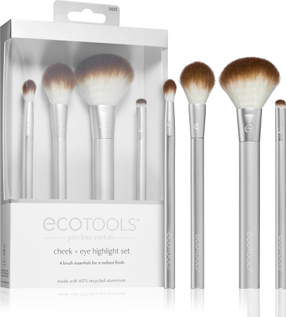 EcoTools Precious Metals kit de pinceaux pour une peau lumineuse