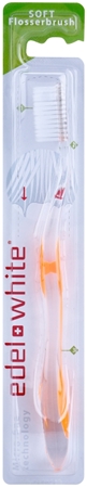Edel+White Flosser Brush escova de dentes soft