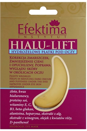 Efektima Institut Hialu-Lift feuchtigkeitsspendende Gel-Maske für den Augenbereich gegen Falten und dunkle Augenringe