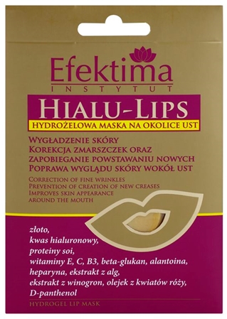 Efektima Institut Hialu-Lips máscara hidrogel para lábios com efeito rejuvenescedor
