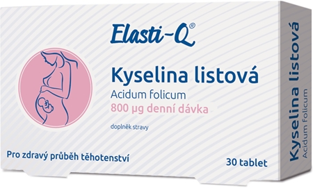 Elasti-Q Kwas foliowy 800 μg tabletki z kwasem foliowym