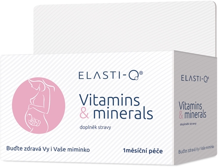 Elasti-Q Vitamins & Minerals tablety pro těhotné a kojící ženy