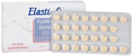 Elasti-Q Kwas foliowy 800 μg tabletki z kwasem foliowym