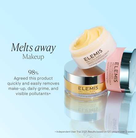 Elemis Pro-Collagen Rose Cleansing Balm baume purifiant pour apaiser la peau