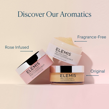 Elemis Pro-Collagen Rose Cleansing Balm baume purifiant pour apaiser la peau
