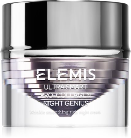 Elemis Ultra Smart Pro-Collagen Night Genius Nostiprinošs pretgrumbu nakts krēms