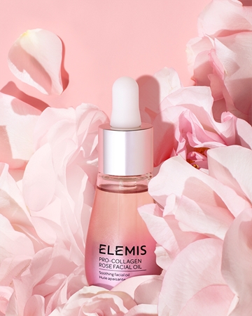 Elemis Pro-Collagen Rose Facial Oil zklidňující olej pro rozjasnění a vyhlazení pleti