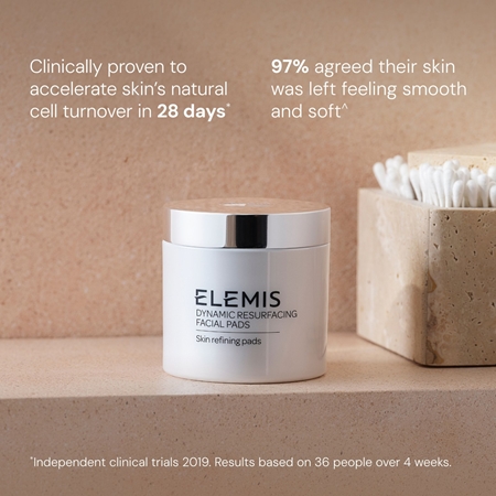 Elemis Dynamic Resurfacing Facial Pads disques exfoliants visage pour une peau lumineuse et lisse