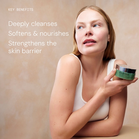 Elemis Pro-Collagen Green Fig Cleansing Balm baume purifiant en profondeur pour un effet naturel