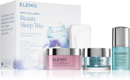 Elemis Pro-Collagen Beauty Sleep Trio Gavesæt  (Lysnende og udglattende effekt)
