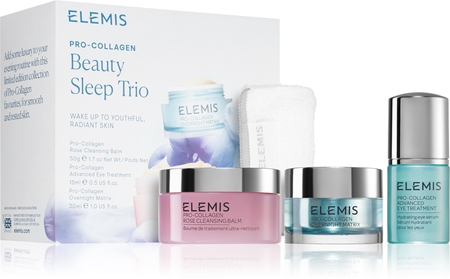 Elemis Pro-Collagen Beauty Sleep Trio gift set (to brighten and smooth the skin)
